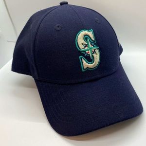 New Era Navy Blue Cap with Teal and White Logo